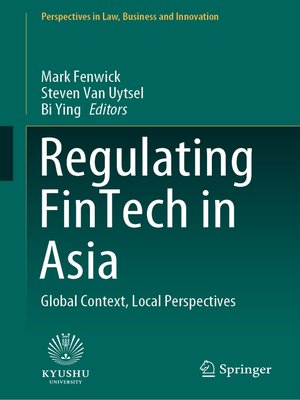 cover image of Regulating FinTech in Asia